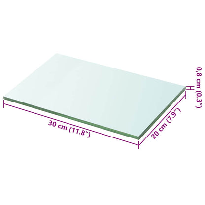 Regalboden Glas Transparent 20x30 cm