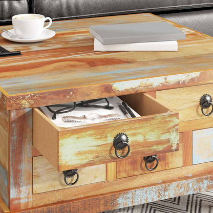 Couchtisch Altholz 70x70x38 cm