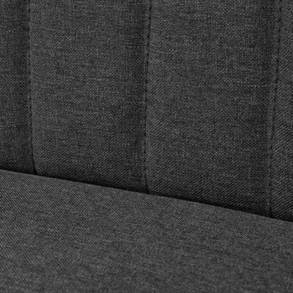 Sofa Stoff 117x55,5x77 cm Dunkelgrau