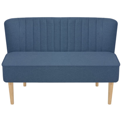 Sofa Stoff 117x55,5x77 cm Blau