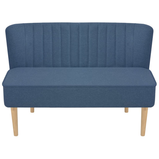 Sofa Stoff 117x55,5x77 cm Blau