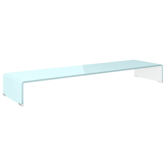TV-Aufsatz/Monitorerhöhung Glas Grün 110x30x13 cm