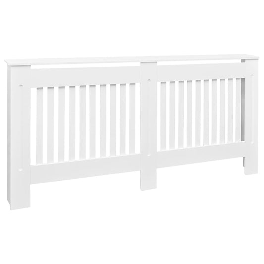 Heizkörperabdeckung Weiß MDF 172 cm