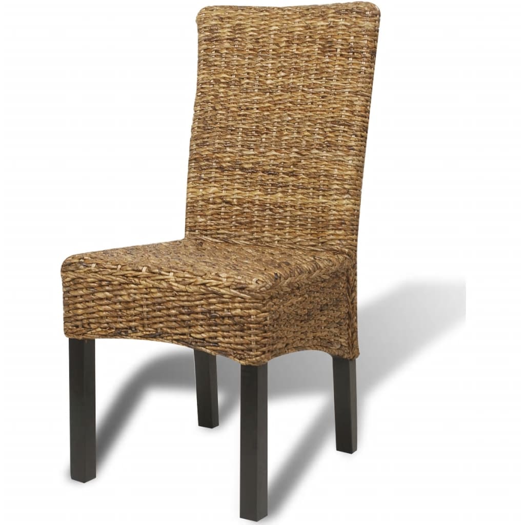 Esszimmerstühle 6 Stk. Abaca und Mango Massivholz