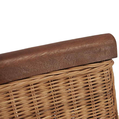 Esszimmerstühle 6 Stk. Natur Rattan Braun