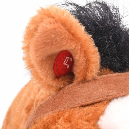 Plüschtier Pferd Stehend Plüsch Braun