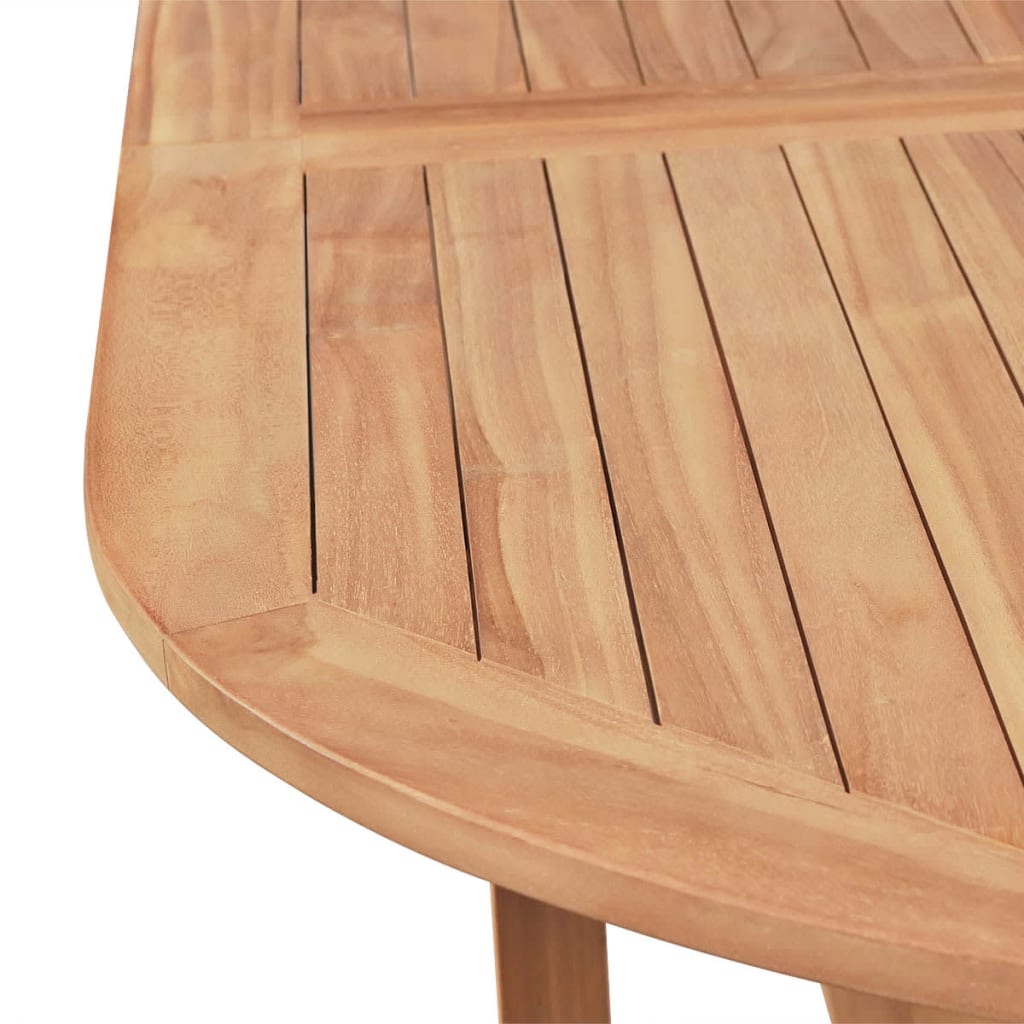 Gartentisch 180x90x75 cm Massivholz Teak
