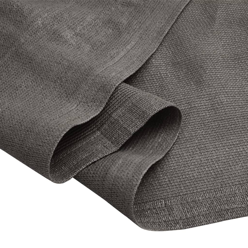 Zeltteppich 300 x 400 cm Anthrazit
