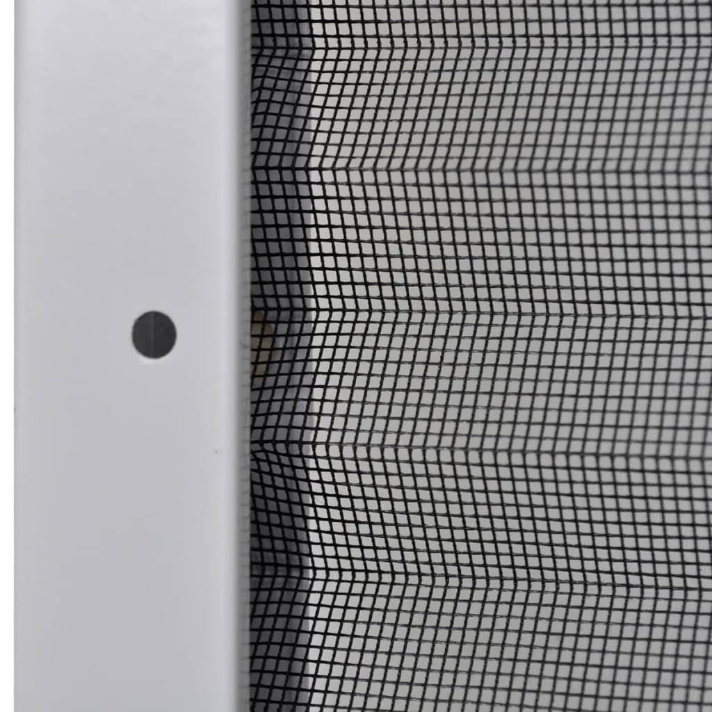 Insektenschutz-Plissee für Fenster Jalousie Aluminium 80x120 cm