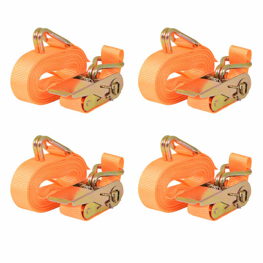 Skraldespænderemme 4 stykker 0,4 tons 6m×25mm Orange