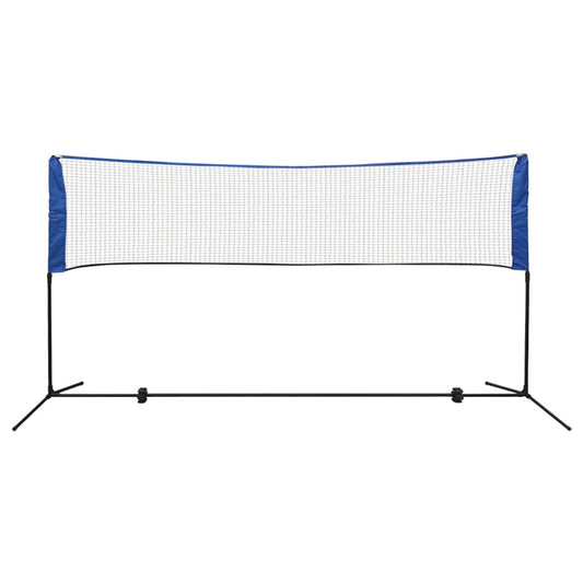 Badmintonnetsæt med fjerbolde 300 x 155 cm
