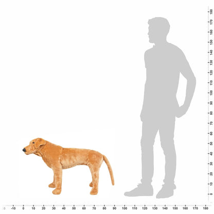 Plüschtier Hund Labrador Stehend Plüsch Hellbraun XXL