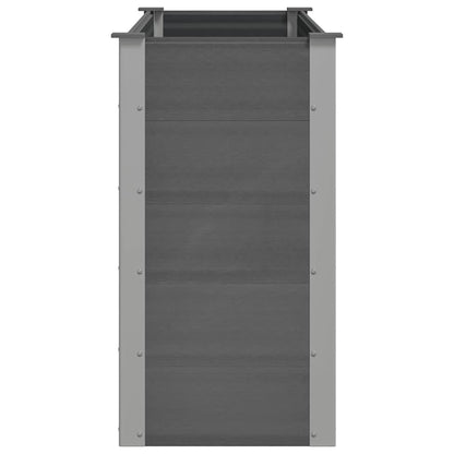 Garten-Hochbeet WPC 150 x 50 x 91 cm Grau