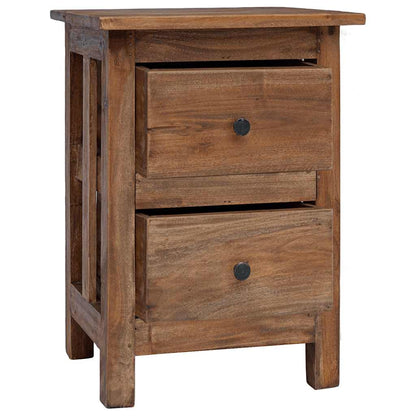 Nachttisch Massives Mahagoniholz 40x30x51 cm