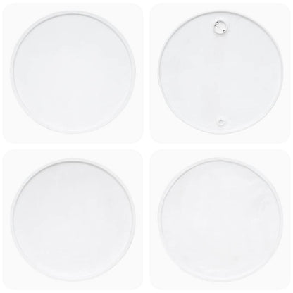 Couchtisch Altholz Massiv 60x45 cm Weiß