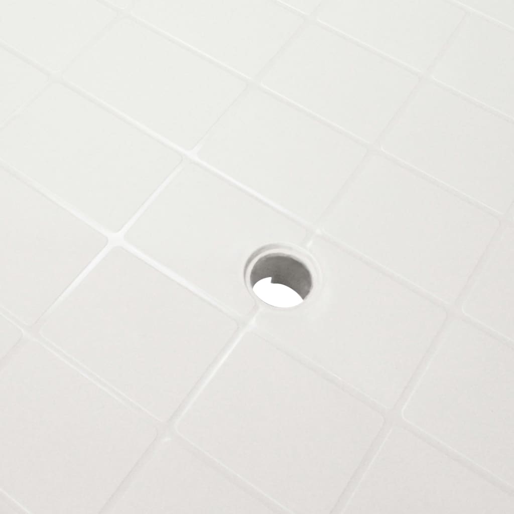 Havebord Hvid 101x68x72 cm Plast
