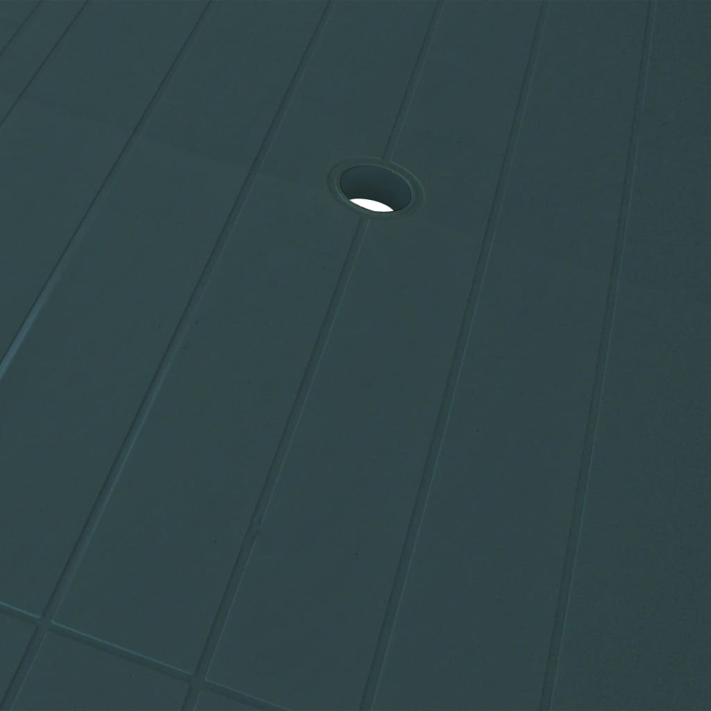 Gartentisch Grün 126x76x72 cm Kunststoff