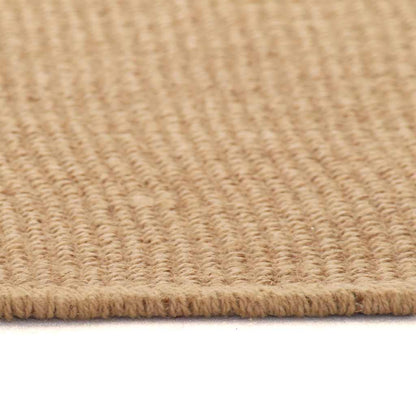 Teppich Jute mit Latexrücken 70x130 cm Natur