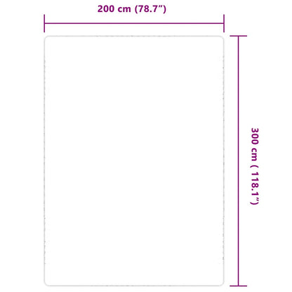 Teppich Jute mit Latexrücken 70x130 cm Natur