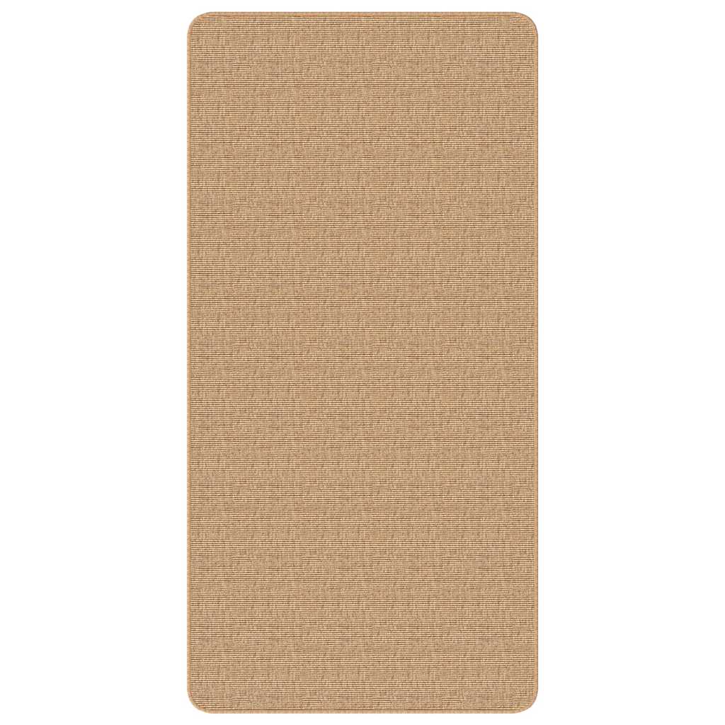 Teppich Jute mit Latexrücken 80x160 cm Natur