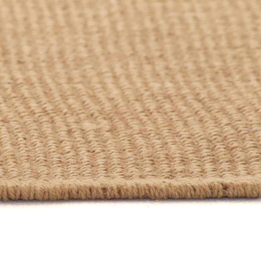 Teppich Jute mit Latexrücken 80x160 cm Natur
