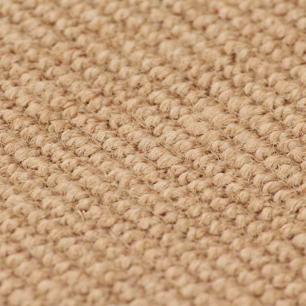 Teppich Jute mit Latexrücken 140x200 cm Natur