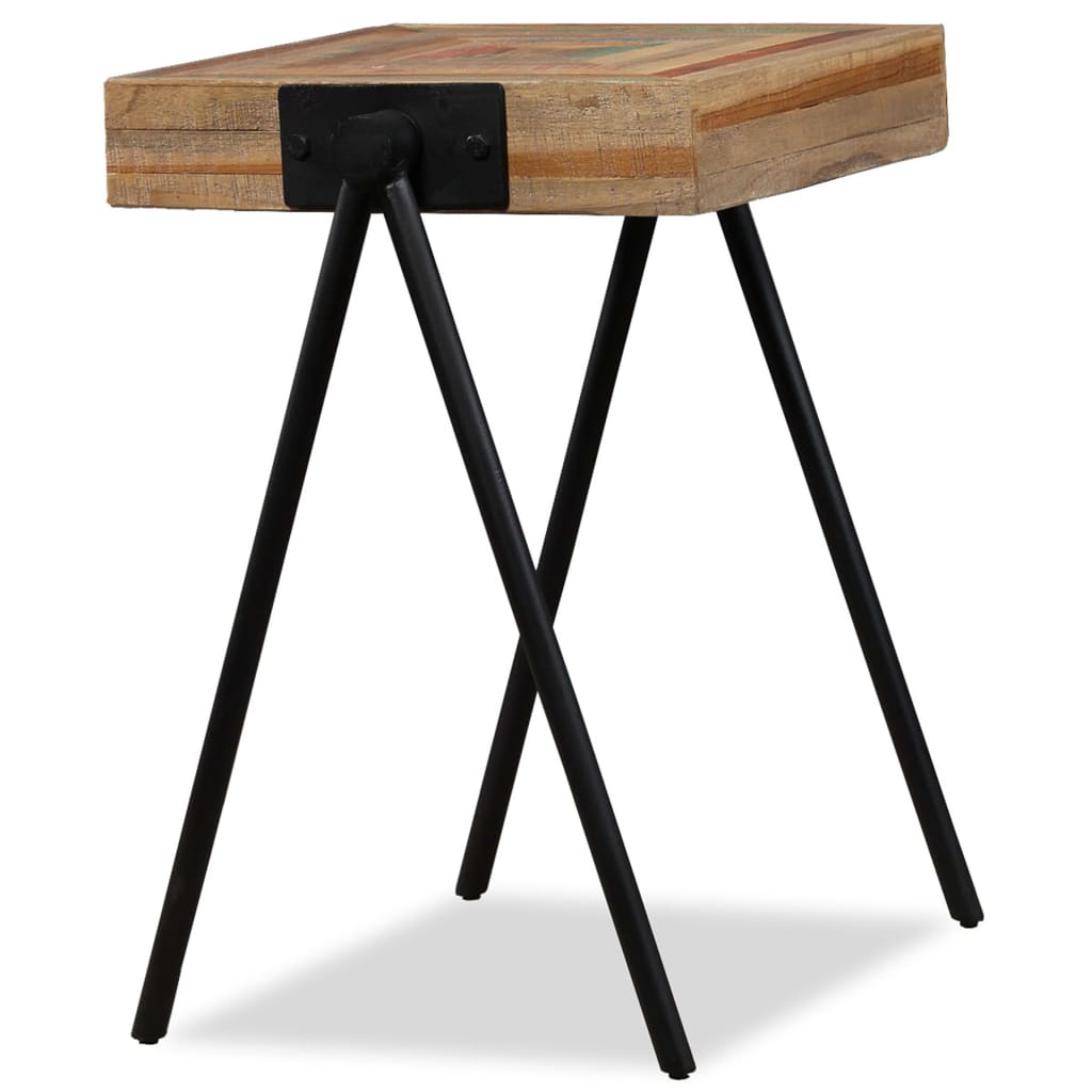 Sidebord genanvendt massivt træ teaktræ
