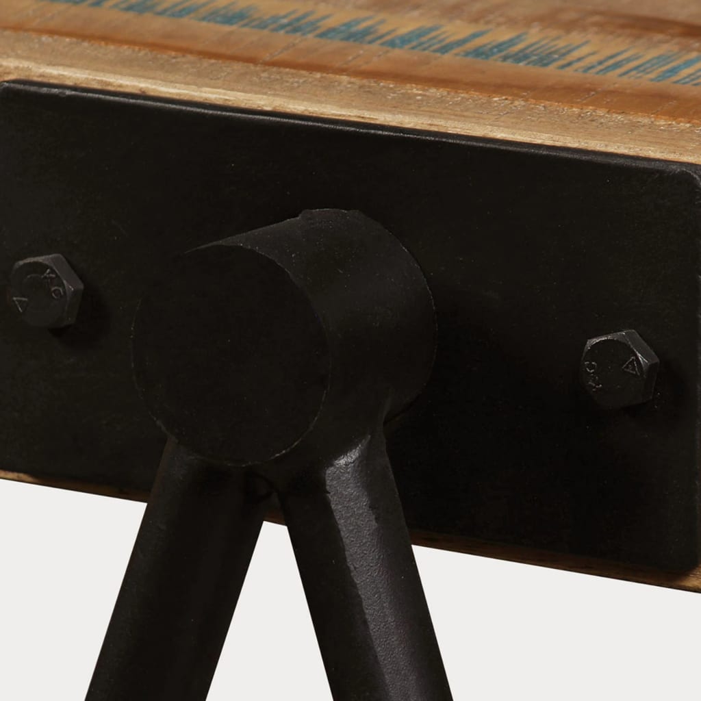 Sidebord genanvendt massivt træ teaktræ