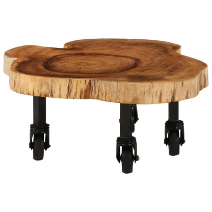 Couchtisch Massivholz Akazie 60x55x25 cm