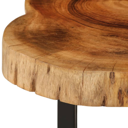 Couchtisch Massivholz Akazie 60x55x25 cm