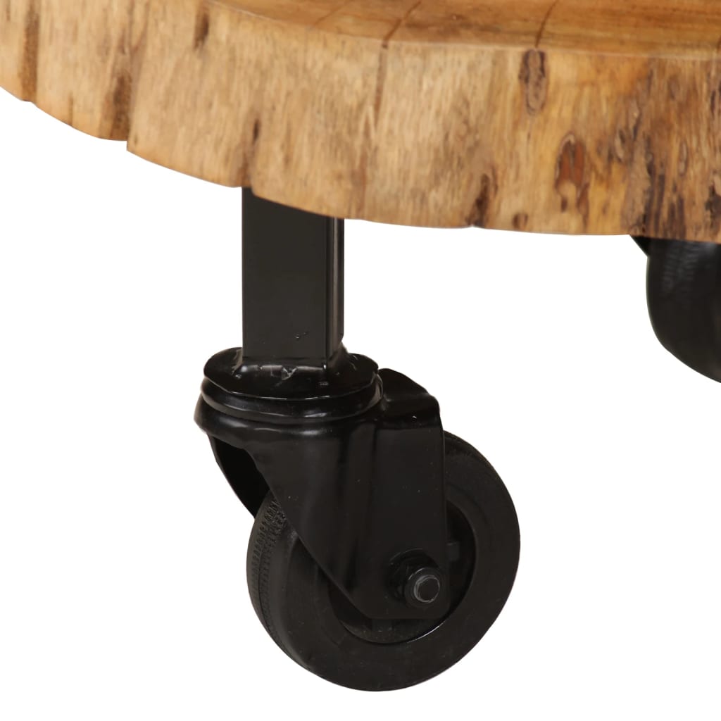Couchtisch Massivholz Akazie 60x55x25 cm