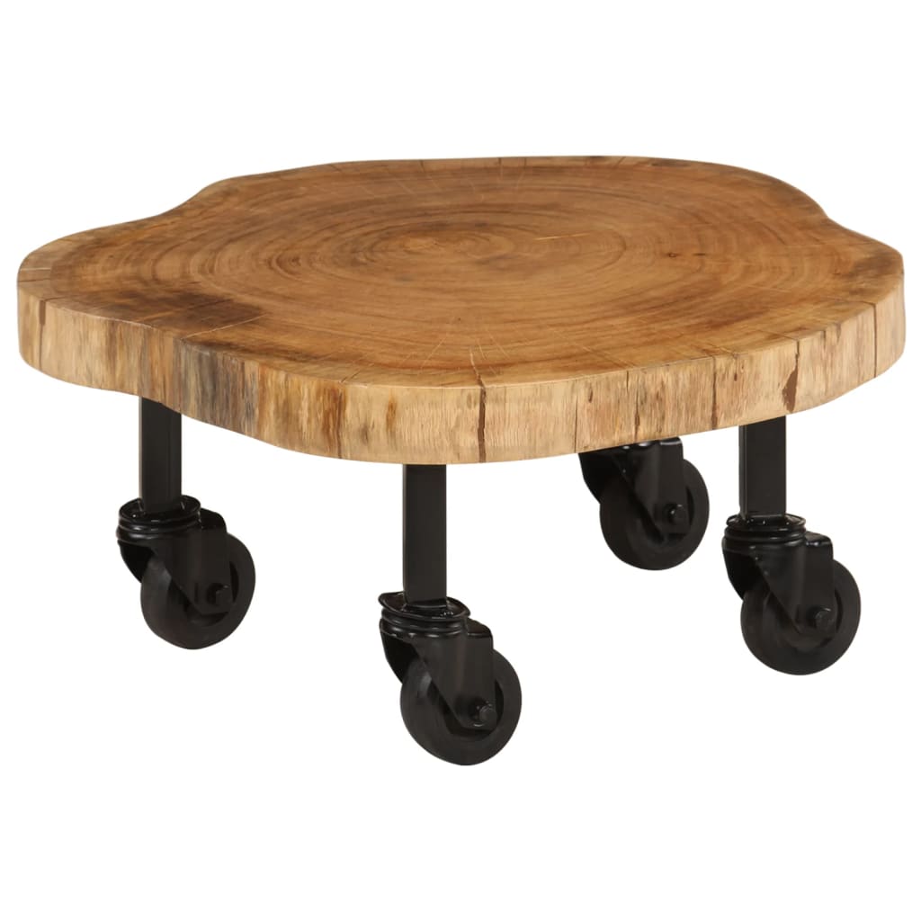Couchtisch Massivholz Akazie 60x55x25 cm