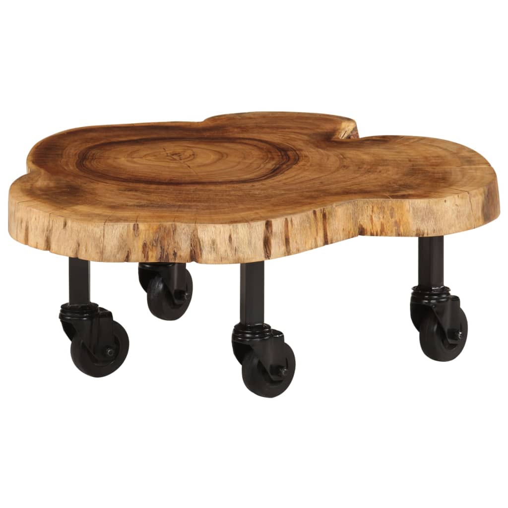 Couchtisch Massivholz Akazie 60x55x25 cm
