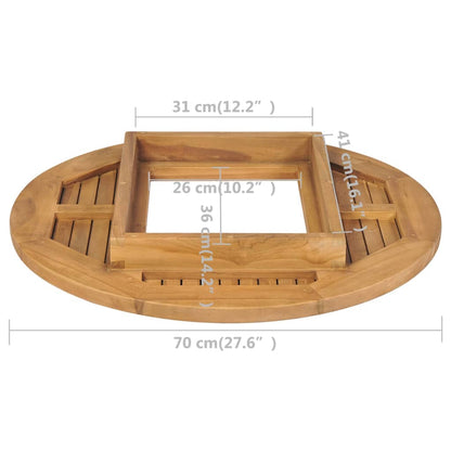 Bierkastentisch Teak 70 cm
