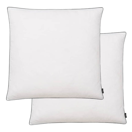 Kissen 2 Stk. Daunen-/Federnfüllung Schwer 80x80 cm Weiß