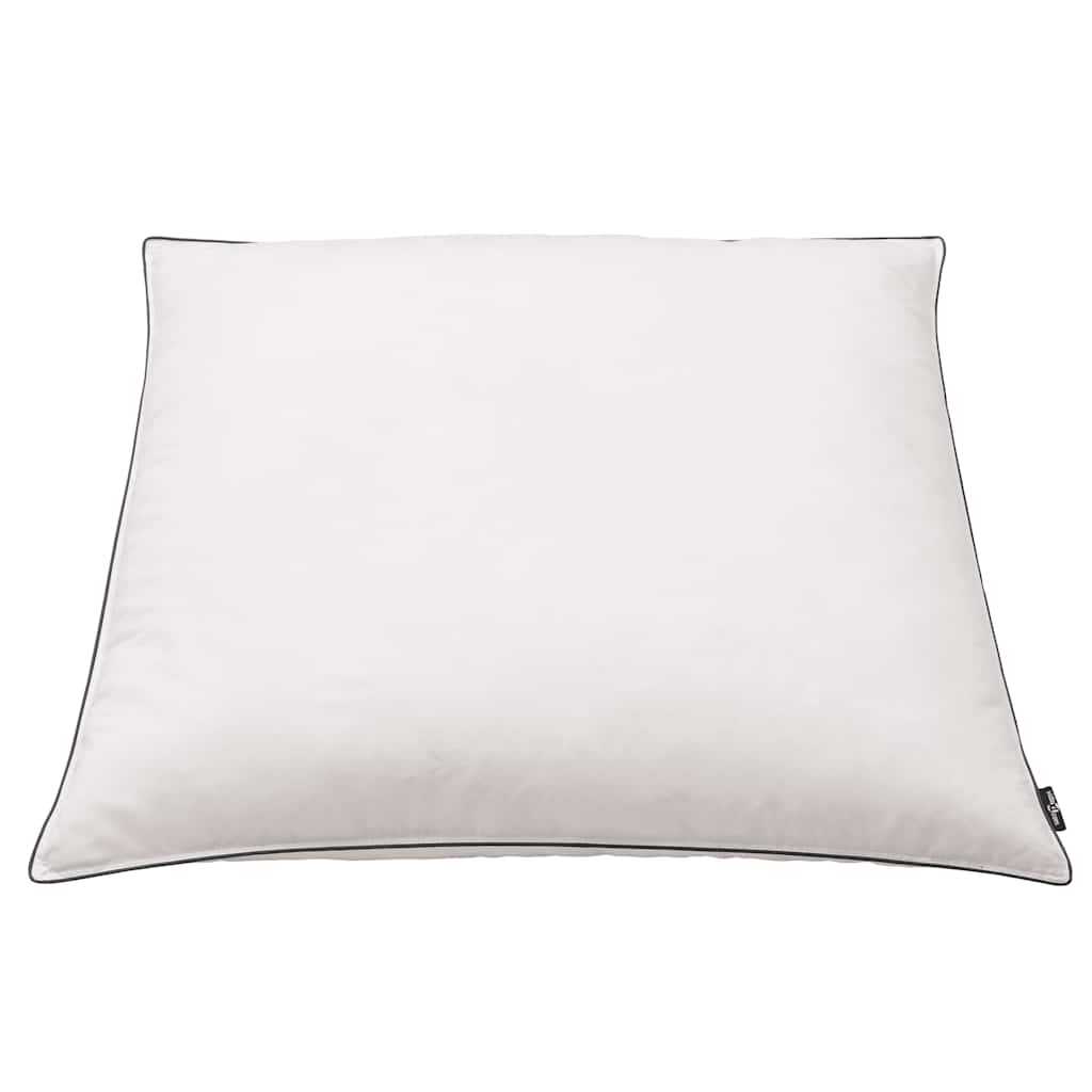 Kissen 2 Stk. Daunen-/Federnfüllung Schwer 80x80 cm Weiß