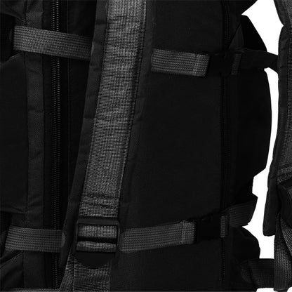 3-in-1 Seesack Armee-Stil 45 L Schwarz