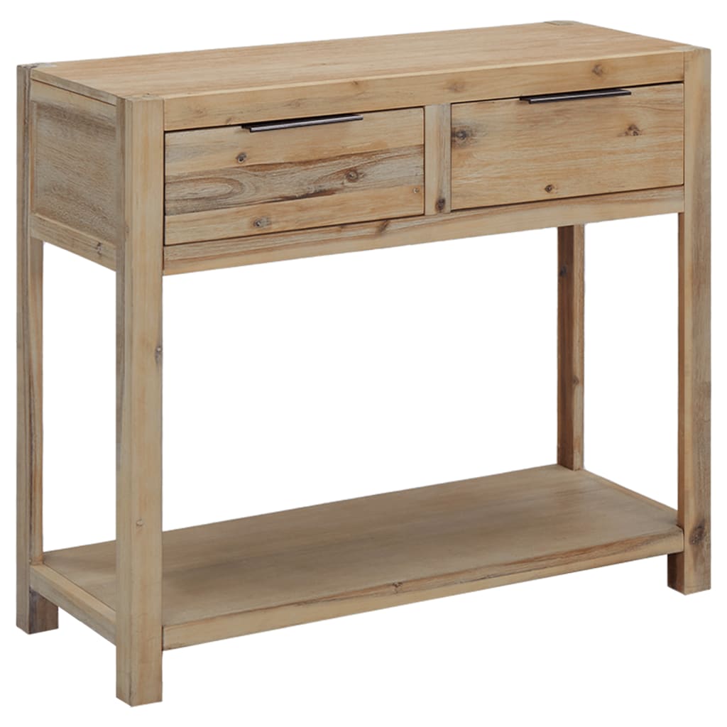 Konsolbord 82x33x73 cm akacie massivt træ