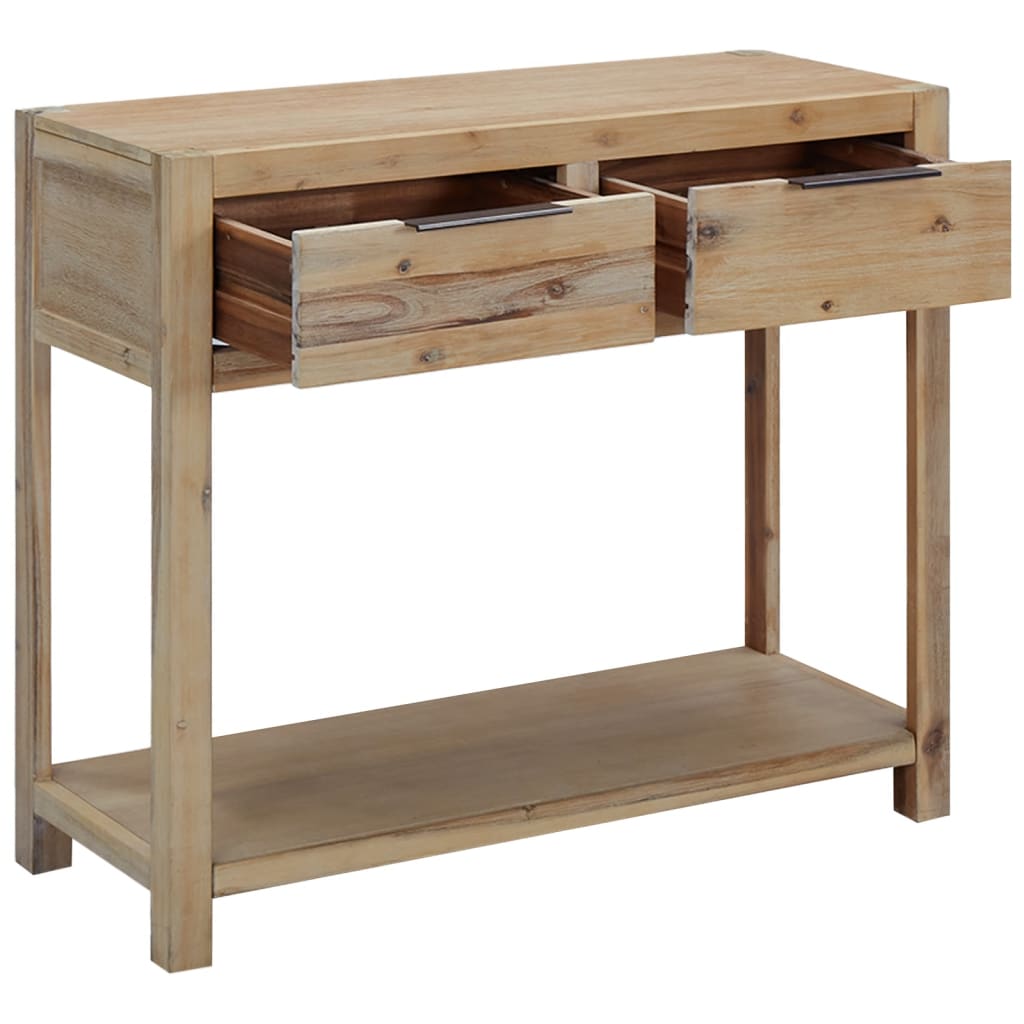 Konsolbord 82x33x73 cm akacie massivt træ