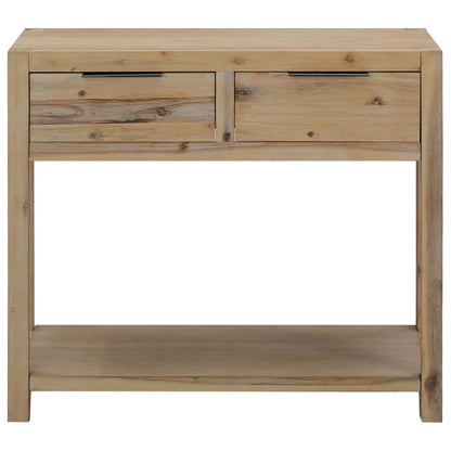 Konsolbord 82x33x73 cm akacie massivt træ