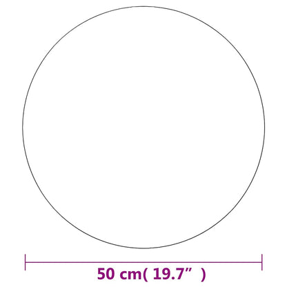 Wandspiegel 50 cm Rund Glas