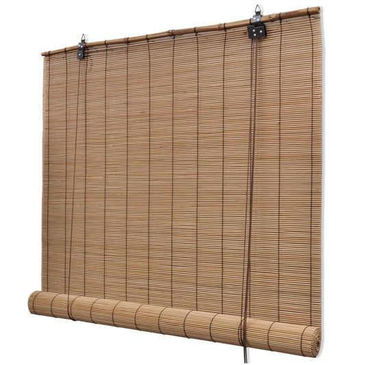 Bambus rullegardin 150x160 cm brun