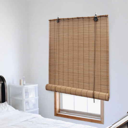 Bambus rullegardin 150x160 cm brun