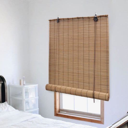 Bambus rullegardin 140x220 cm brun