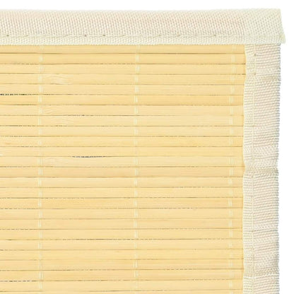 Teppich Bambus 100 x 160 cm Natur