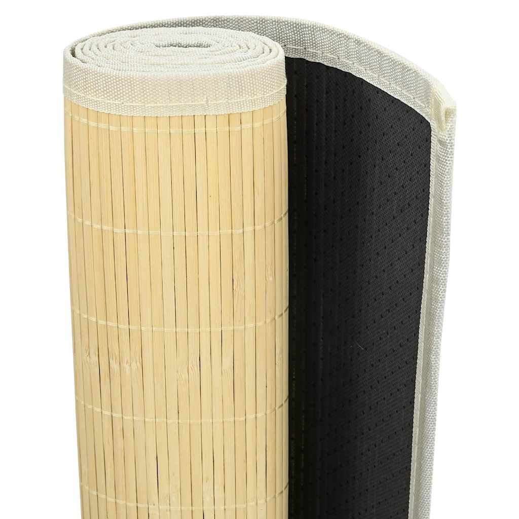 Teppich Bambus 160x230 cm Natur