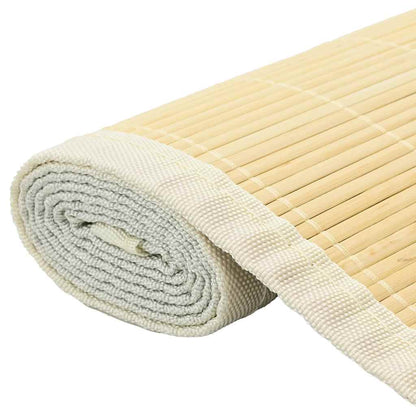 Teppich Bambus 160x230 cm Natur