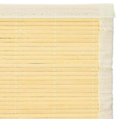 Teppich Bambus 160x230 cm Natur