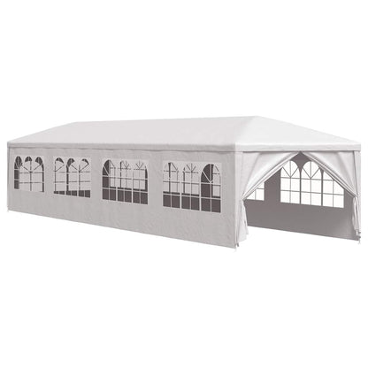 Gartenzelt 3x12 m Weiß