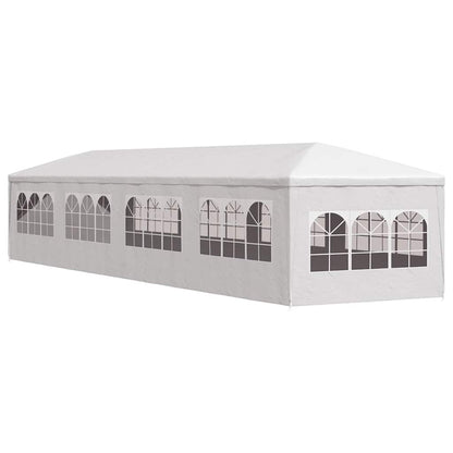 Gartenzelt 3x12 m Weiß